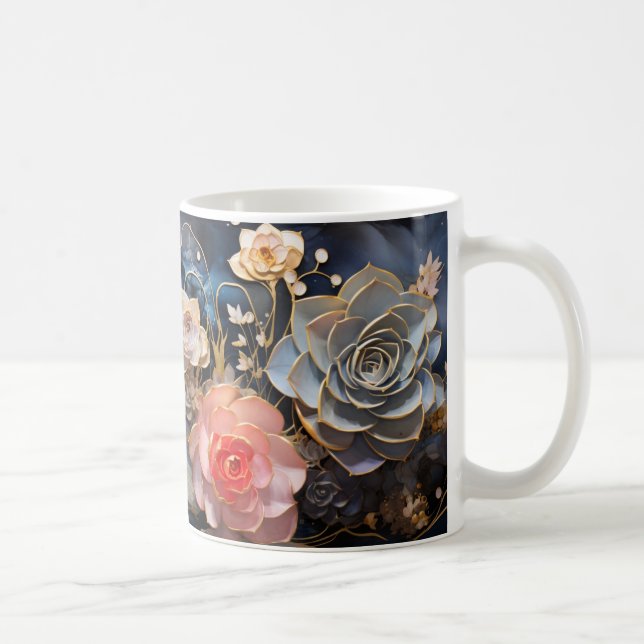 3D Floral Mug (Right)