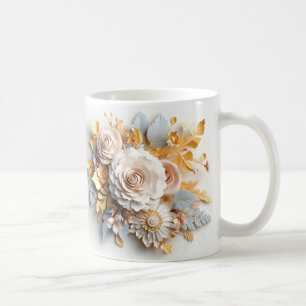3D Floral Mug