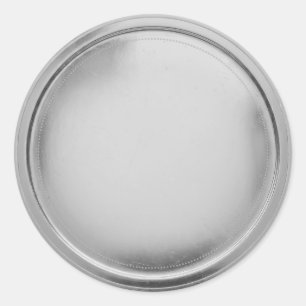 3D Foil Seal Elegant Excellence Award Silver Medal