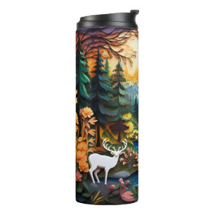 3D Forest Scene Thermal Tumbler
