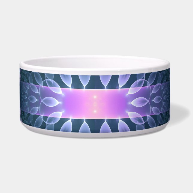 3D Fractal Art Pattern Turquoise Purple Pink (Front)