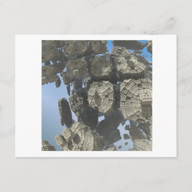 3D Fractal image postcard (Front)