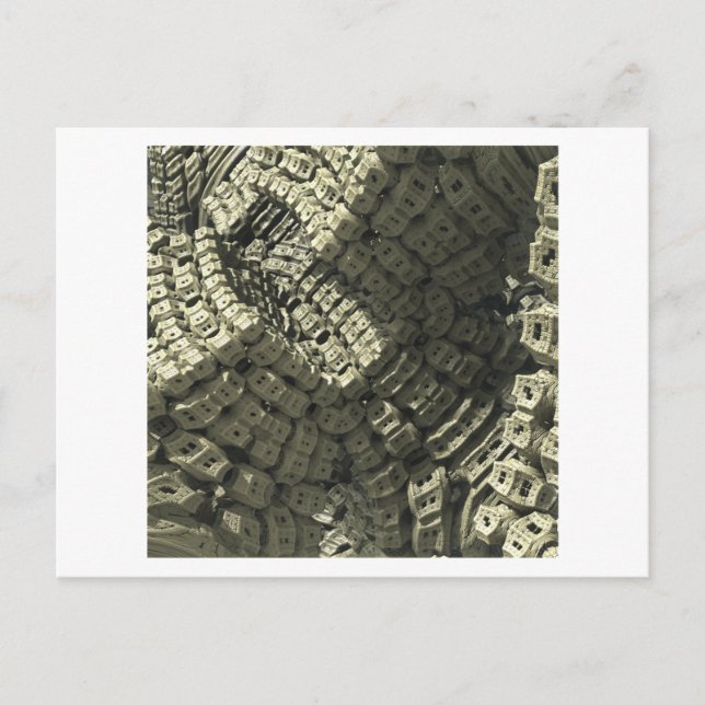 3D Fractal image postcard (Front)