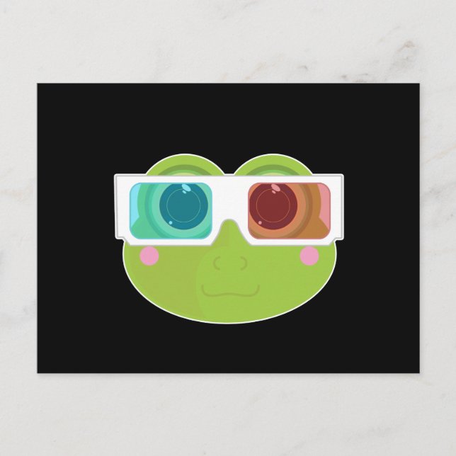 3D Frog (2) Postcard (Front)