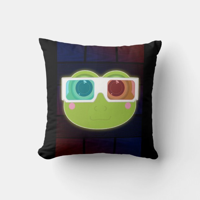3D Frog  Cushion (Front)