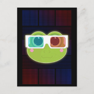 3D Frog Postcard
