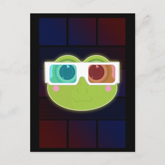 3D Frog Postcard (Front)