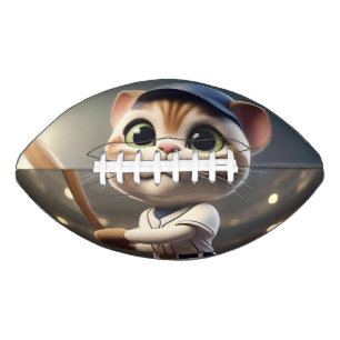 3D Funny Baseball Cat,  Football