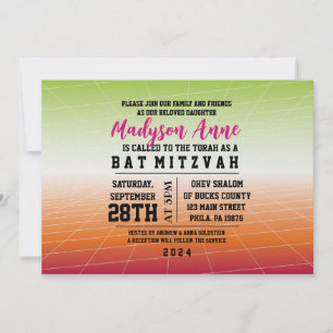 3D GAMER GAMING DIGITAL Bar Mitzvah Invitation