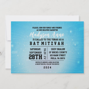 3D GAMER GAMING DIGITAL Bat Mitzvah Invitation