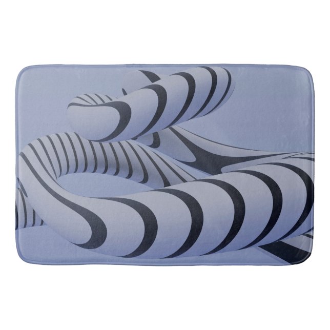 3D Geometric Art Bath Mat – Modern & Eye-Catching (Front)