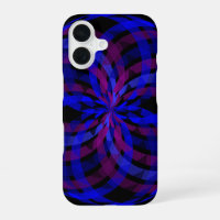 3D Geometric Flower Petal Center iPhone 16 Case
