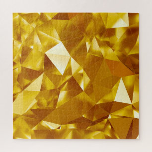 3D Geometric: Metallic Background Design Jigsaw Puzzle