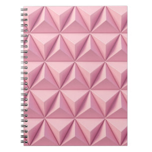 3D geometric triangles: minimalistic background. Notebook
