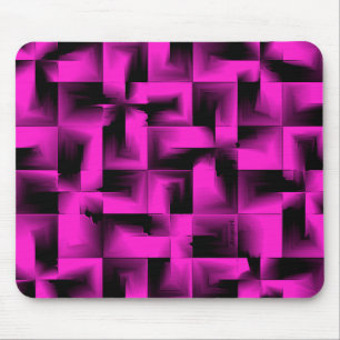 3D Geometrics - Shocking Pink AH2009 Mouse Pad