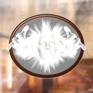 3D Ghost Coming Out of Mirror Halloween