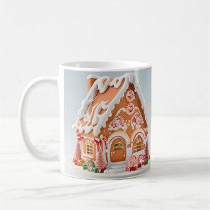 3D Gingerbread House Mug