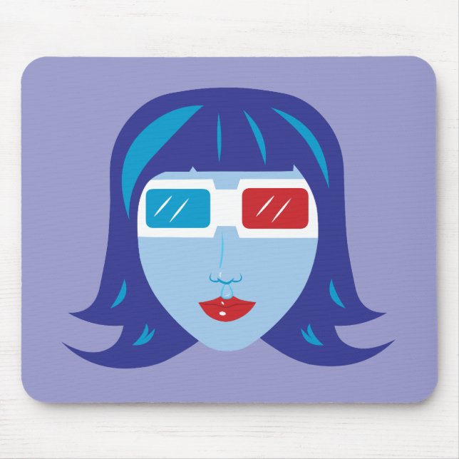 3D Girl Mouse Pad (Front)