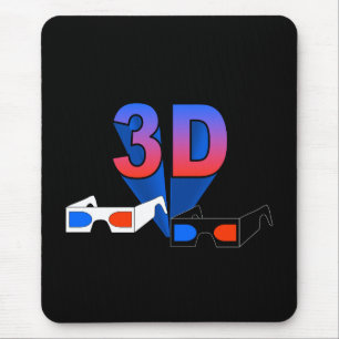 3D Glasses Mouse Pad