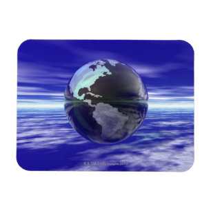 3D Globe 10 Magnet