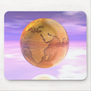 3D Globe 2 Mouse Pad