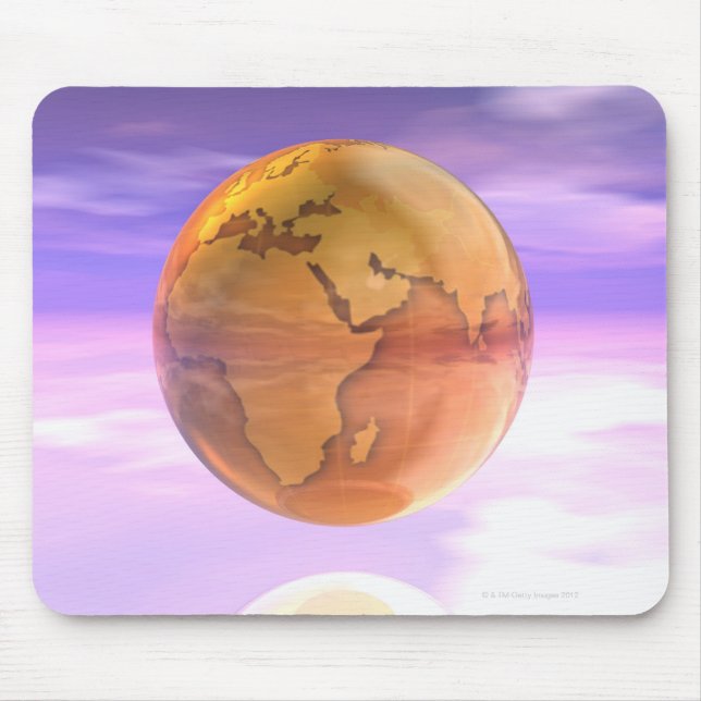 3D Globe 2 Mouse Pad (Front)