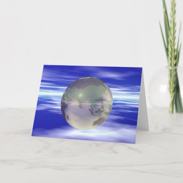 3D Globe 3 Card (Front)