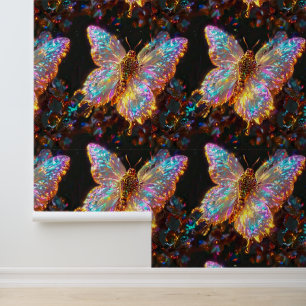 3D glowing butterfly  Wallpaper
