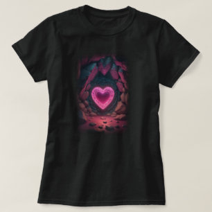 3d Glowing Heart Deep Inside T-Shirt