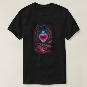 3d Glowing Heart Deep Inside T-Shirt