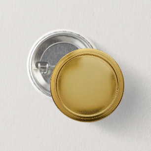 3D Gold Foil Seal Elegant Excellence Award Medal 3 Cm Round Badge