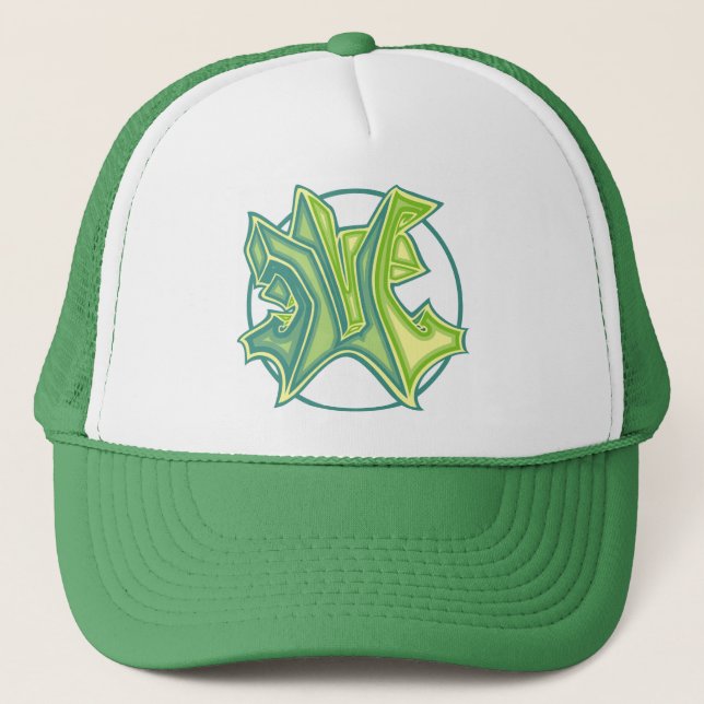 3d Graffiti logo - M - Trucker Hat (Front)