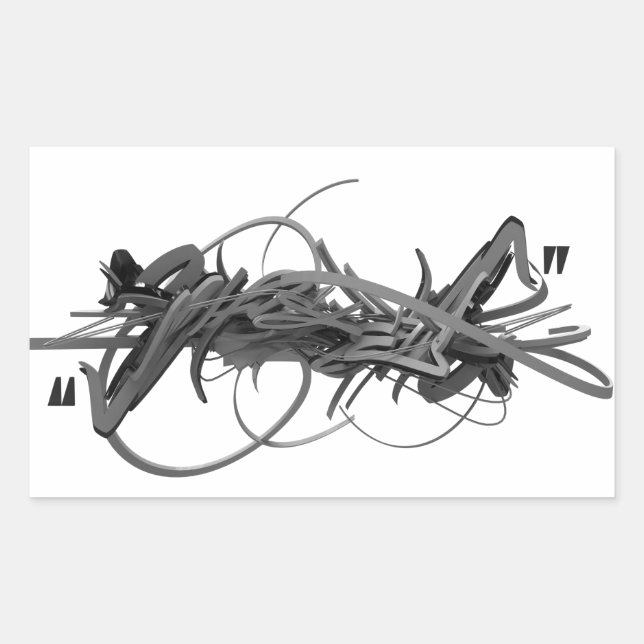 3d graffiti sticker (Front)