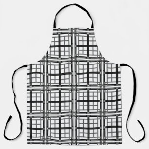 3D grey geometric abstract pattern background.3d b Apron