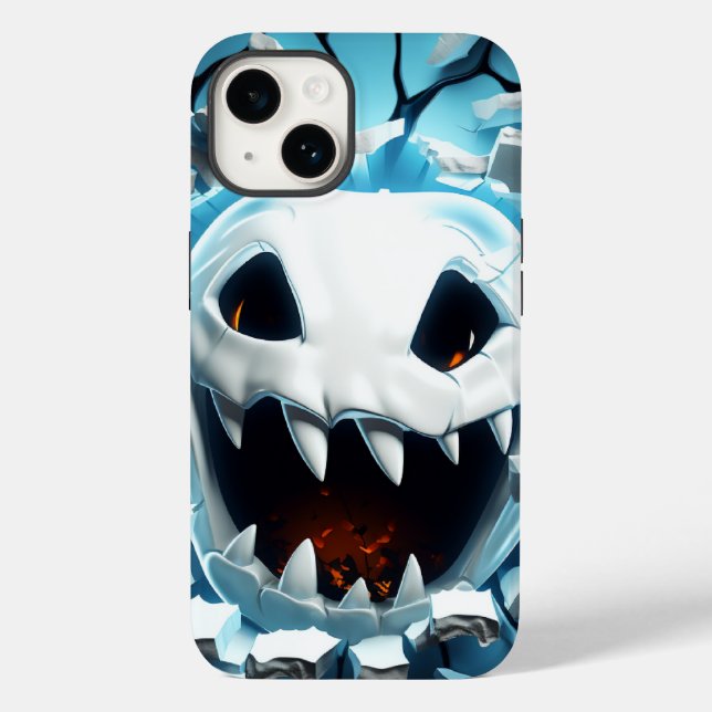 3D Halloween Ghost Cracked Hole Case-Mate iPhone Case (Back)