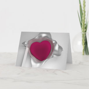 3D Heart Greeting Card