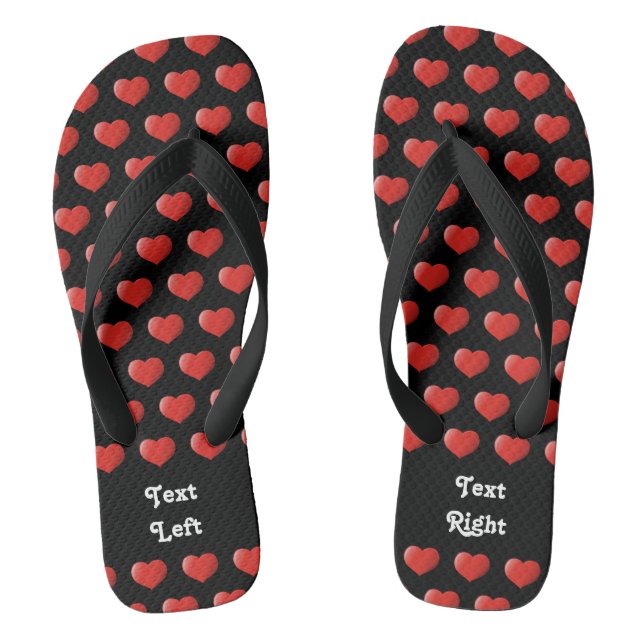 3D Heart Icon Thongs (Footbed)