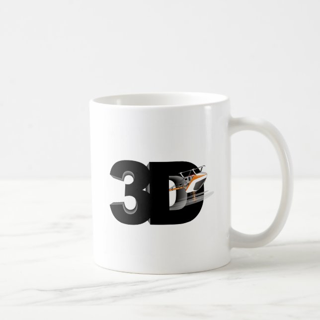 3d Helicopter Coffee Mug (Right)