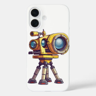 3d Icon Theodolite Rendered Isolated On The Transp iPhone 16 Case