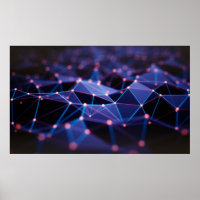 3D illustration. Abstract background, connection a