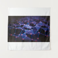 3D illustration. Abstract background, connection a