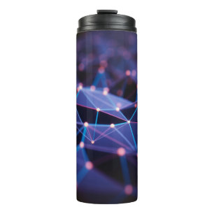 3D illustration. Abstract background, connection a Thermal Tumbler
