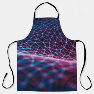 3D illustration, embossed mesh representing intern Apron