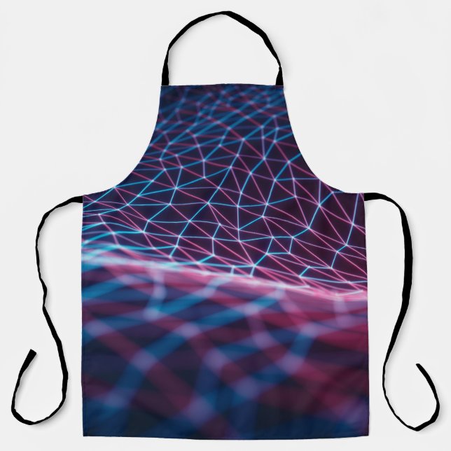 3D illustration, embossed mesh representing intern Apron (Front)