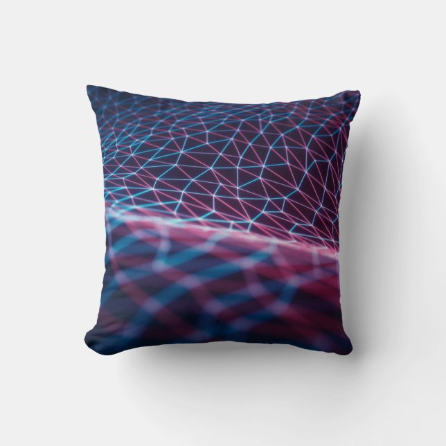 3D illustration, embossed mesh representing intern Cushion (Front)
