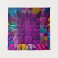 3D illustration or 3D rendering Mosaic colour patt