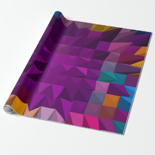 3D illustration or 3D rendering Mosaic colour patt Wrapping Paper