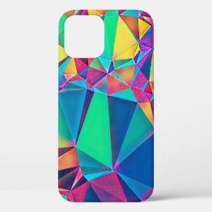 3D illustration. Trendy abstract background. Colou iPhone 12 Case