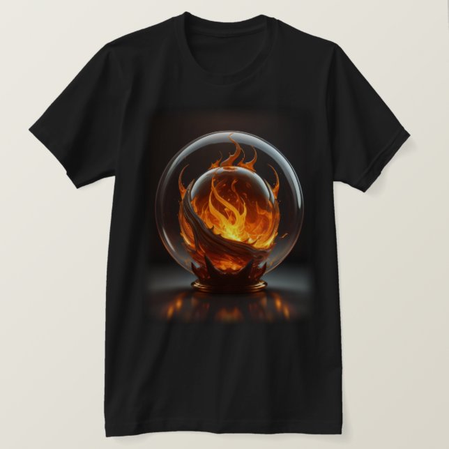 3d In Glass Deep Inside T-Shirt (Design Front)