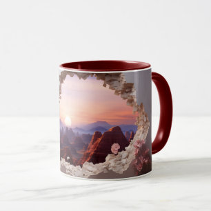 3D Landscape Mug Wrap Sublimation mug